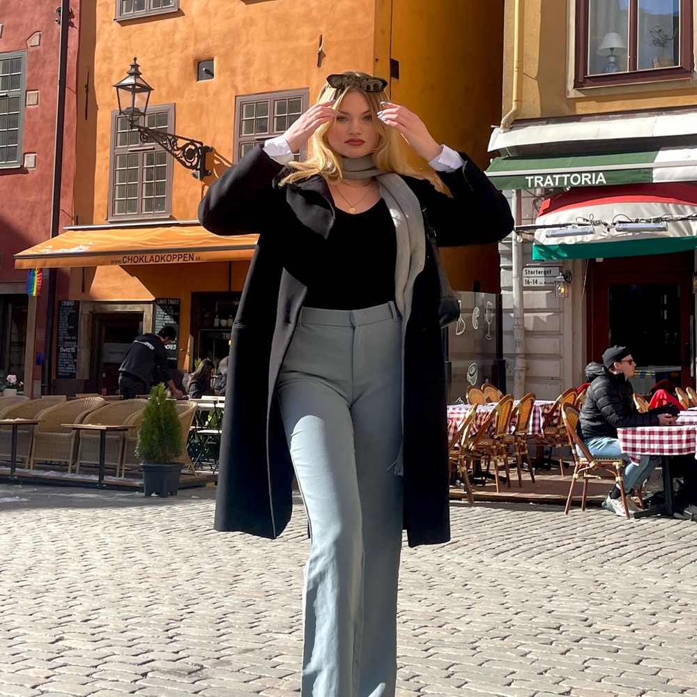 Green/Blue Zara Pants